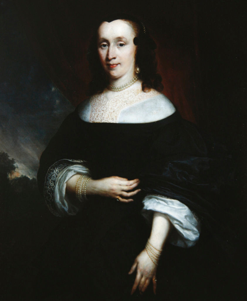 Detail of Portrait of a Woman by Cornelius Janssen van Ceulen