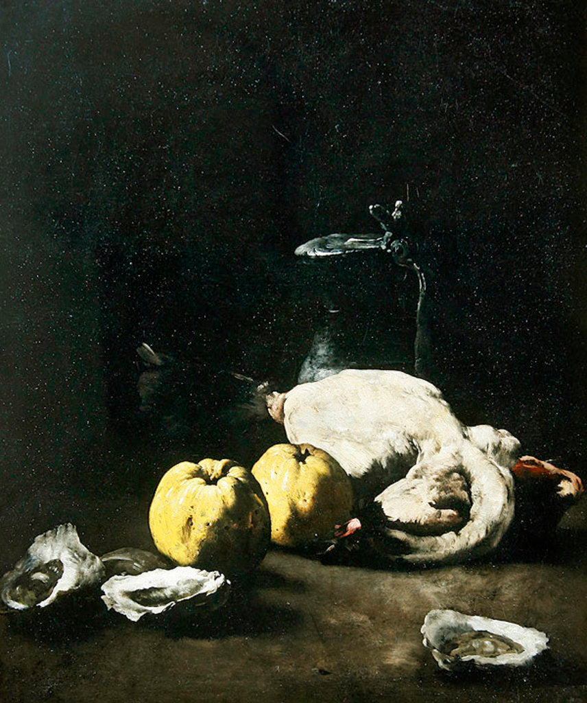 Detail of Still life by Auguste Theodule Ribot