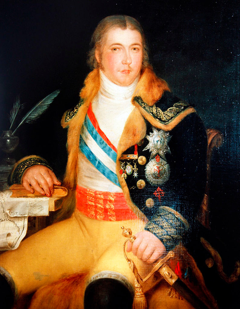 Detail of Portrait of Manuel Godoy by Antonio Carnicero