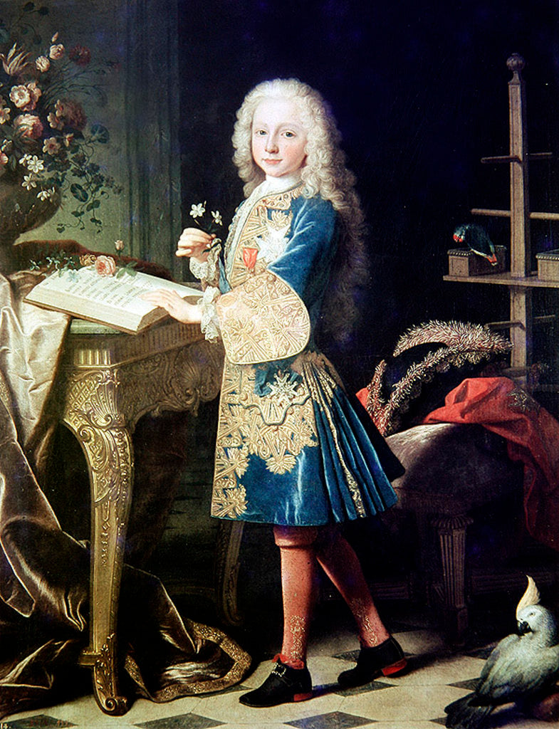 Detail of Portrait of Charles of Bourbon, c.1725-35 by Jean Ranc