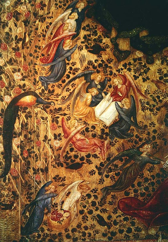 Detail of Madonna with a Rose Bush by Stefano di Giovanni da Verona