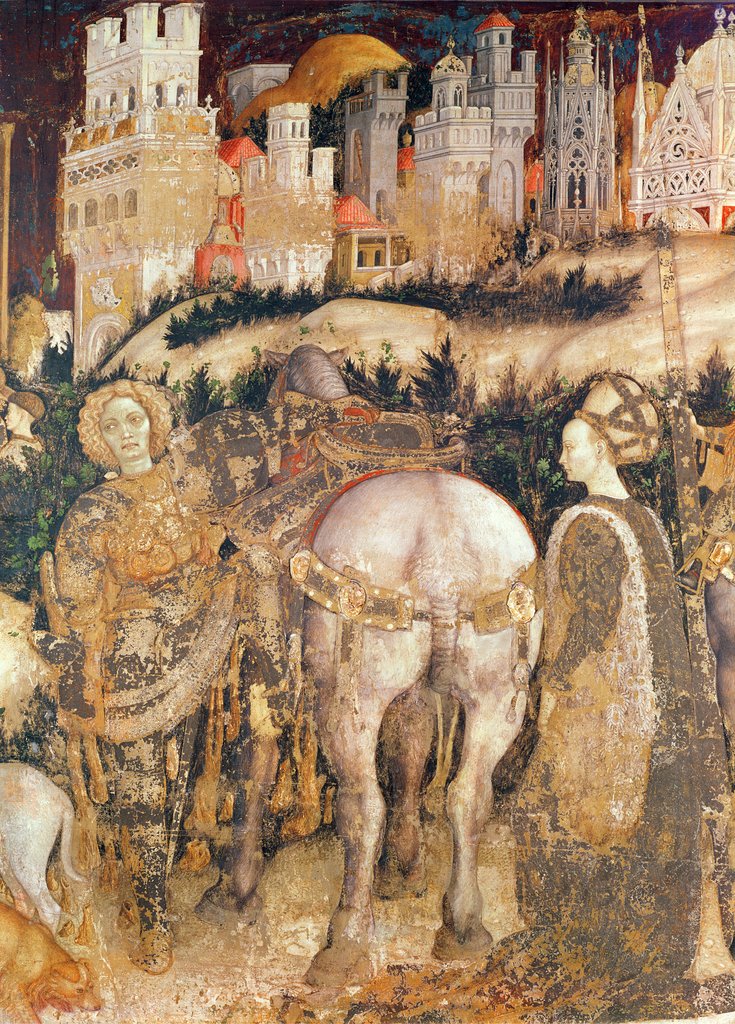 Detail of View of the Headquarters of the Prince of Conti between San Sebastian and Hondarribia, June 1719 by Jean-Baptiste Martin