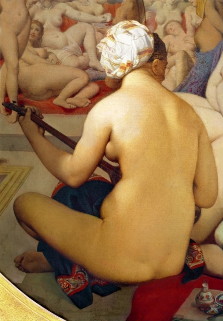 Detail of The Turkish Bath by Jean Auguste Dominique Ingres
