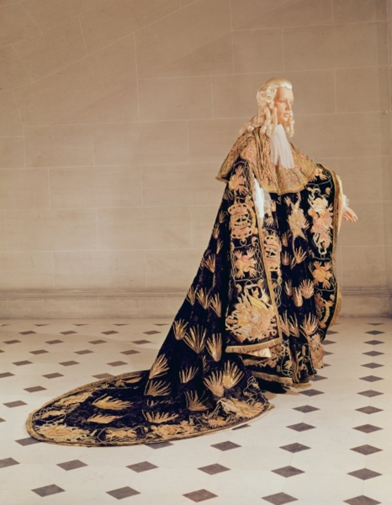 Detail of Official robes of a knight of the French chivalric order of the Holy Spirit by French School