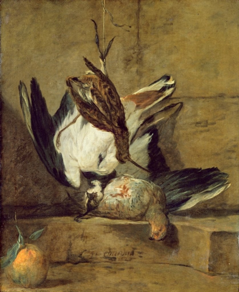Detail of Still Life, 1732 by Jean-Baptiste Simeon Chardin