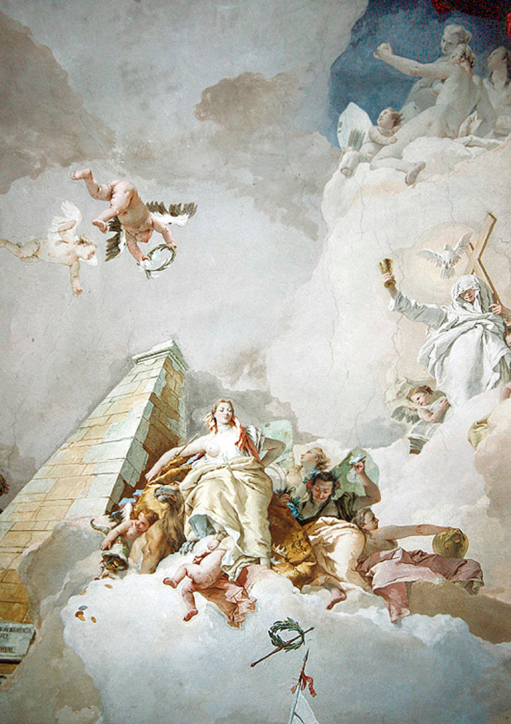 Detail of The Glory of Spain by Giovanni Battista Tiepolo