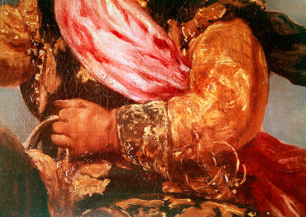 Detail of Detail of Prince Balthasar Carlos on Horseback, c.1635-36 by Diego Rodriguez de Silva y Velazquez