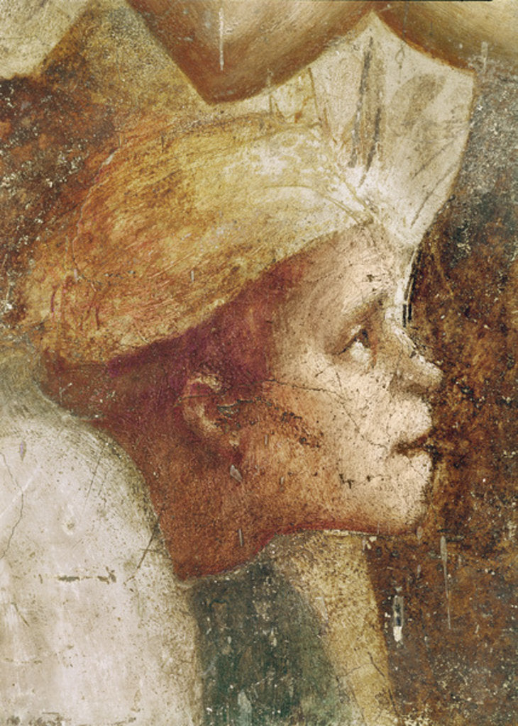 Detail of Head of the cripple, from St. Peter Healing with his Shadow, c.1427 by Tommaso Masaccio