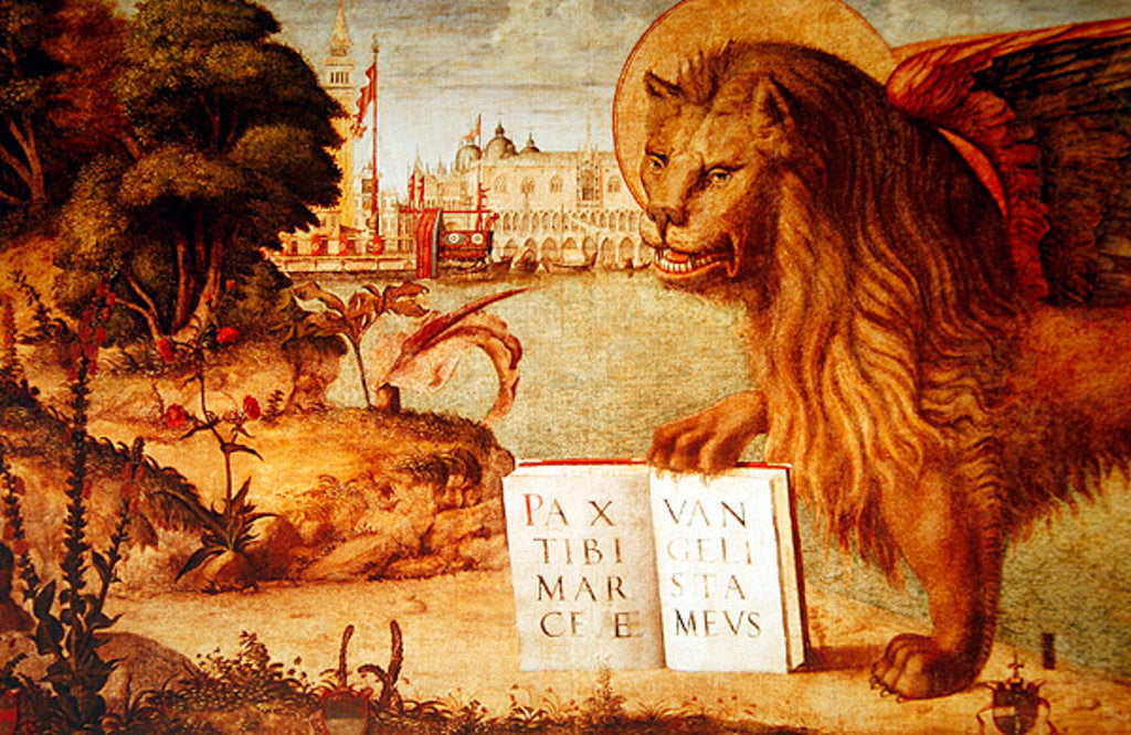 Detail of Detail of the Lion of St. Mark, 1516 by Vittore Carpaccio