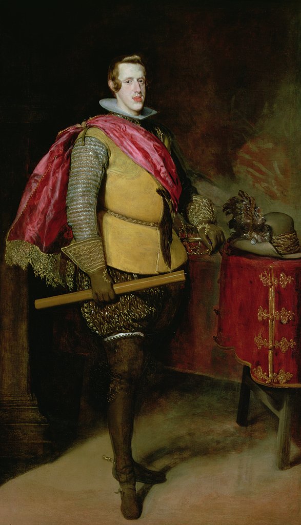 Detail of Portrait of Philip IV of Spain by Diego Rodriguez de Silva y Velazquez