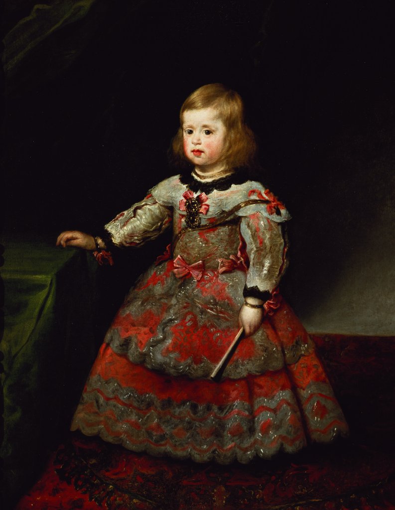 Detail of The Infanta Maria Margarita of Austria as a Child by Diego Rodriguez de Silva y Velazquez