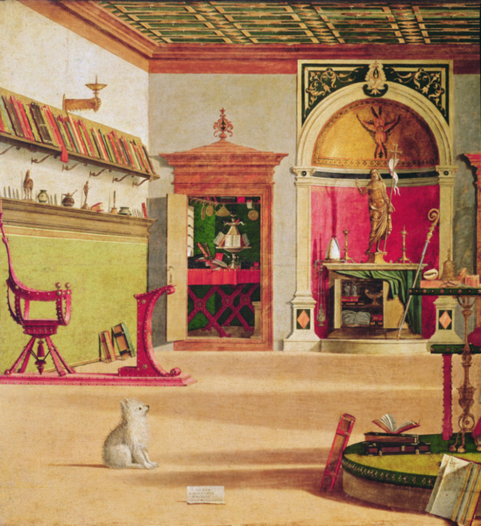 Detail of Detail of the Vision of St. Augustine, c.1502-08 by Vittore Carpaccio