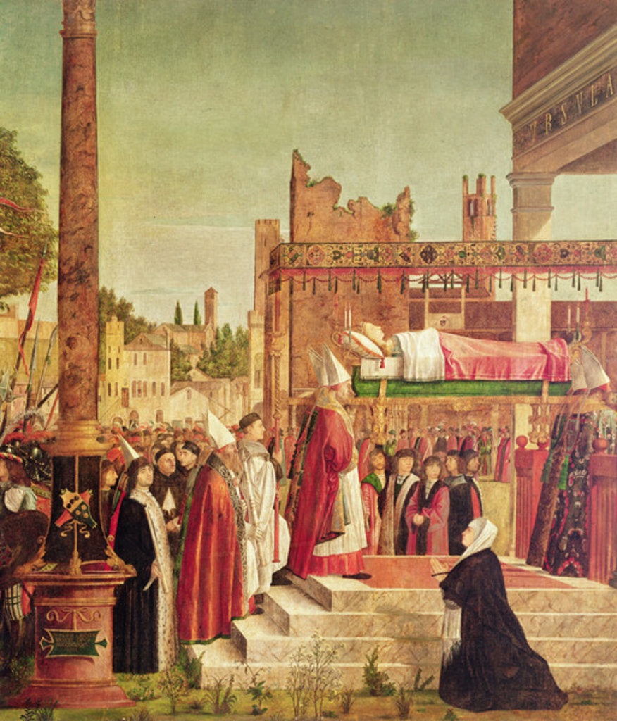 Detail of Detail of the Martyrdom of the Pilgrims and the Funeral of St. Ursula by Vittore Carpaccio