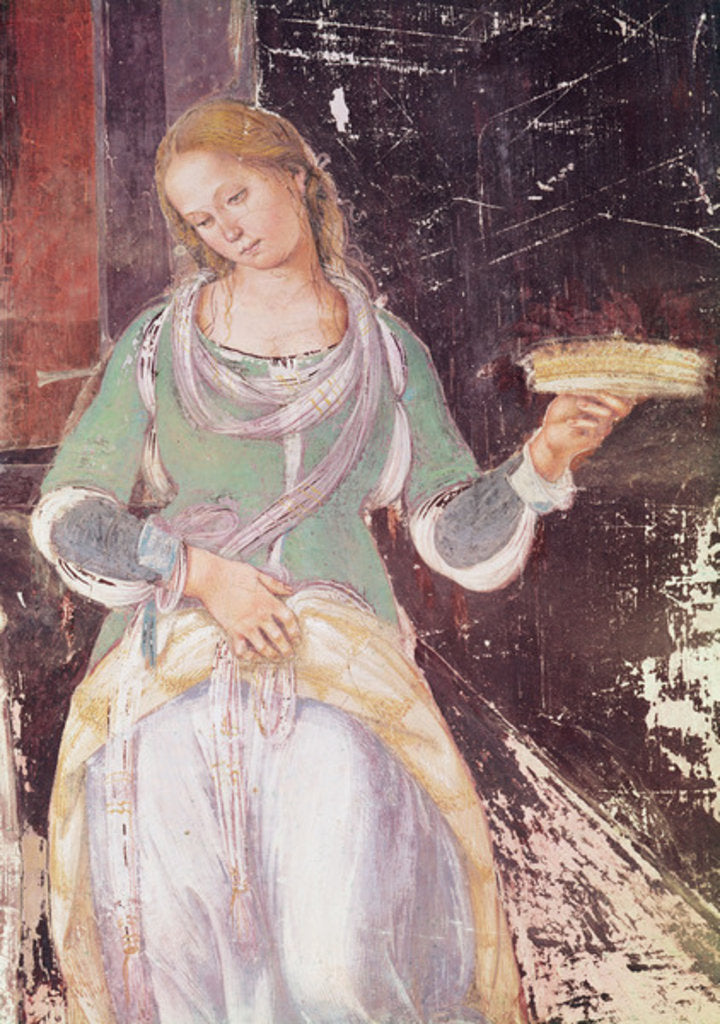 Detail of Servant holding a basket by L. & Sodoma G. Signorelli