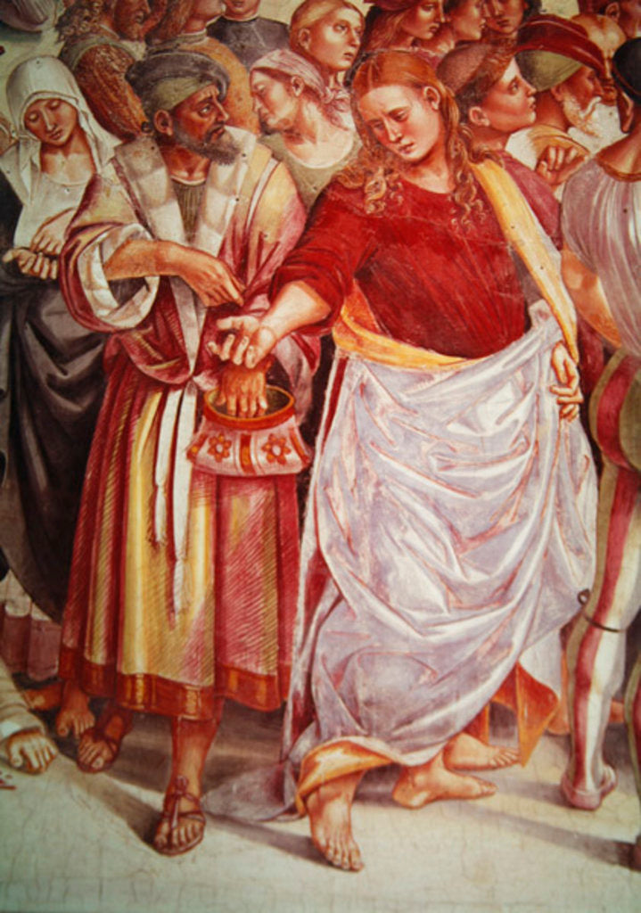 Detail of Detail of the Preaching of the Antichrist by Luca Signorelli