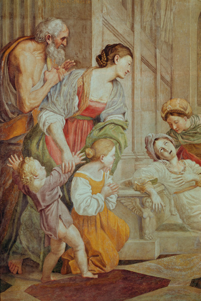 Detail of Detail of the Death of St. Cecilia, c.1614 by Domenichino (1581-1641)