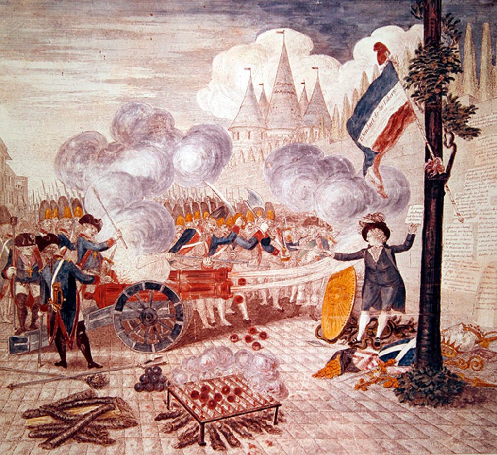 Detail of Fight of the Indian Medlars and Chestnuts by French School