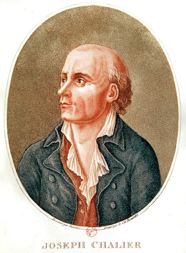 Detail of Josepeh Chalier by French School