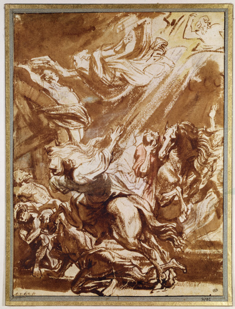 Detail of The Martyrdom of Saint Catherine by Anthony van Dyck