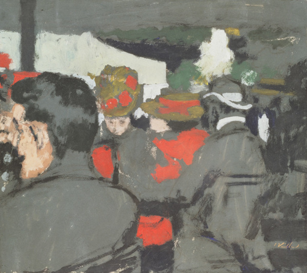 Detail of Cafe in the Bois de Boulogne, c.1893 by Edouard Vuillard