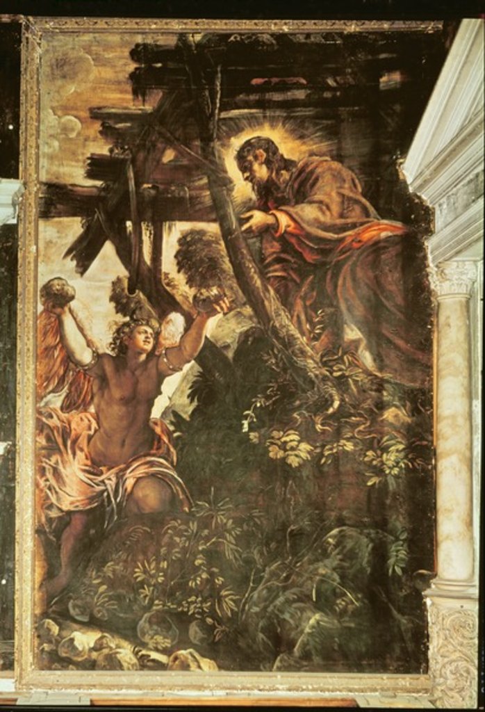 Detail of The Temptation of Christ, c.1575 by Jacopo Robusti Tintoretto