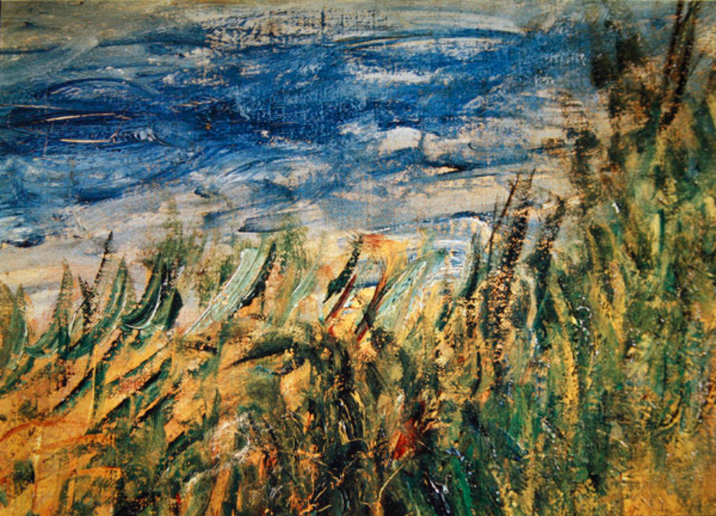 Detail of The Banks of the Seine at Champrosay by Pierre Auguste Renoir