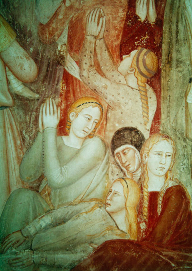 Detail of The Preaching of Saint Peter Martyr, c.1366-68 by Andrea di Bonaiuto