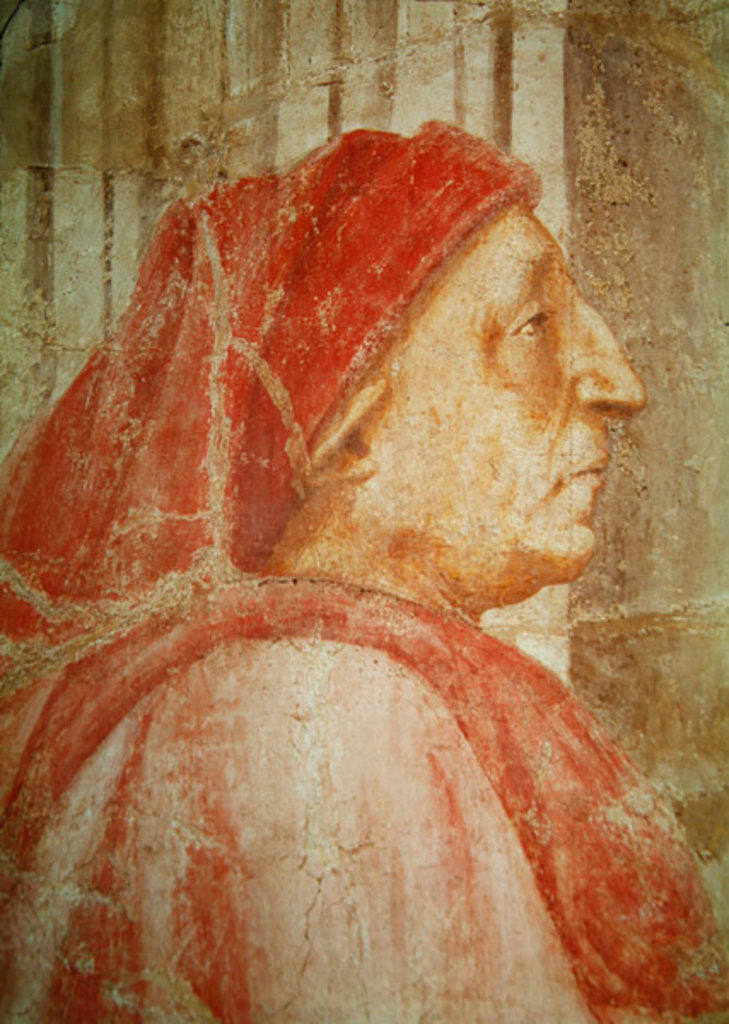 Detail of The Holy Trinity by Tommaso Masaccio
