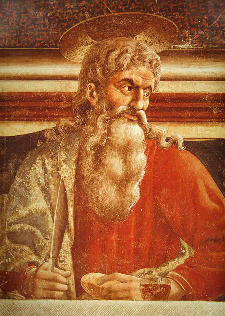 Detail of The Last Supper by Andrea del Castagno