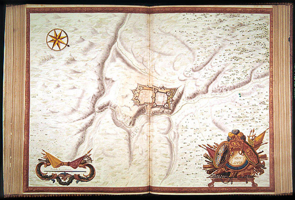 Detail of A Plan of Mont-Louis by French School