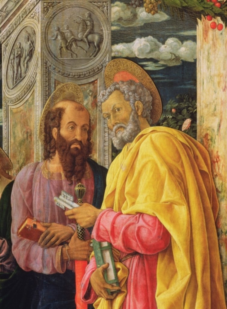 Detail of Altarpiece from San Zeno Maggiore, Verona by Andrea Mantegna