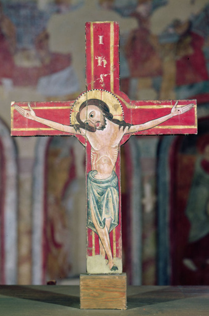 Detail of Crucifix of Llussà by Master of Llussà