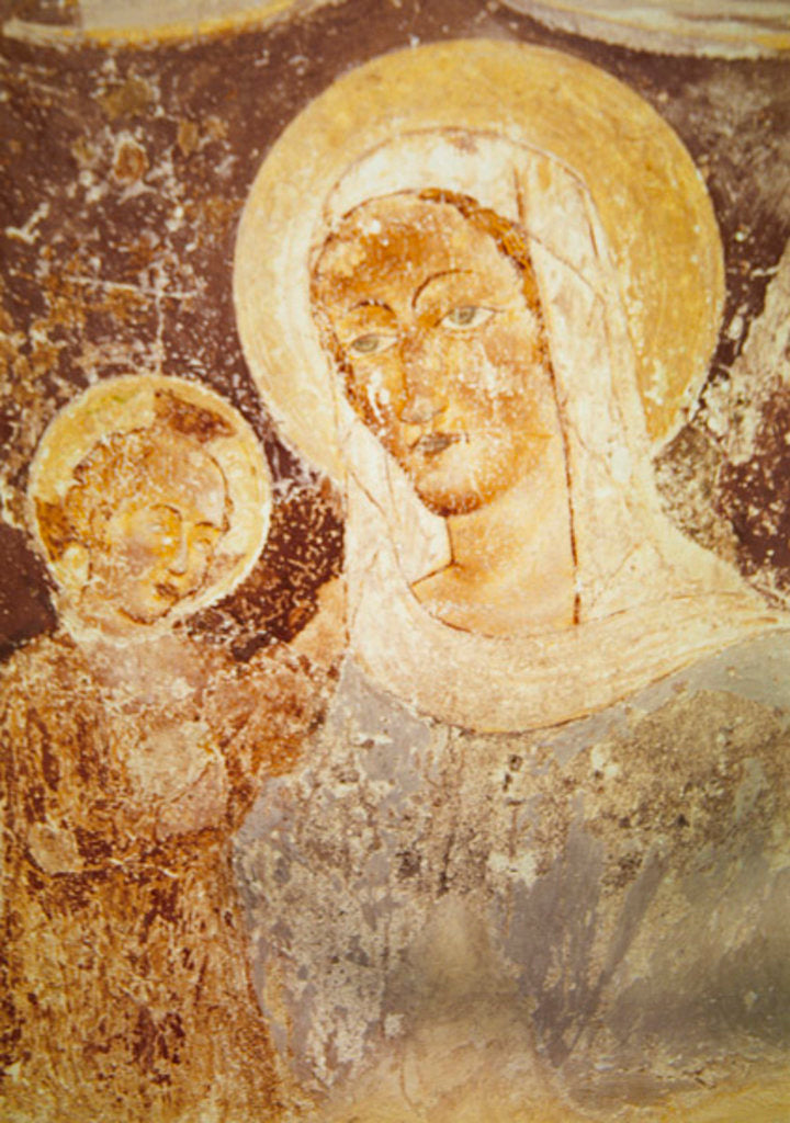 Detail of Virgin and Child by Italian School