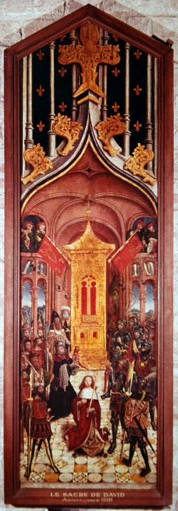 Detail of The Coronation of David, c.1501 by French School