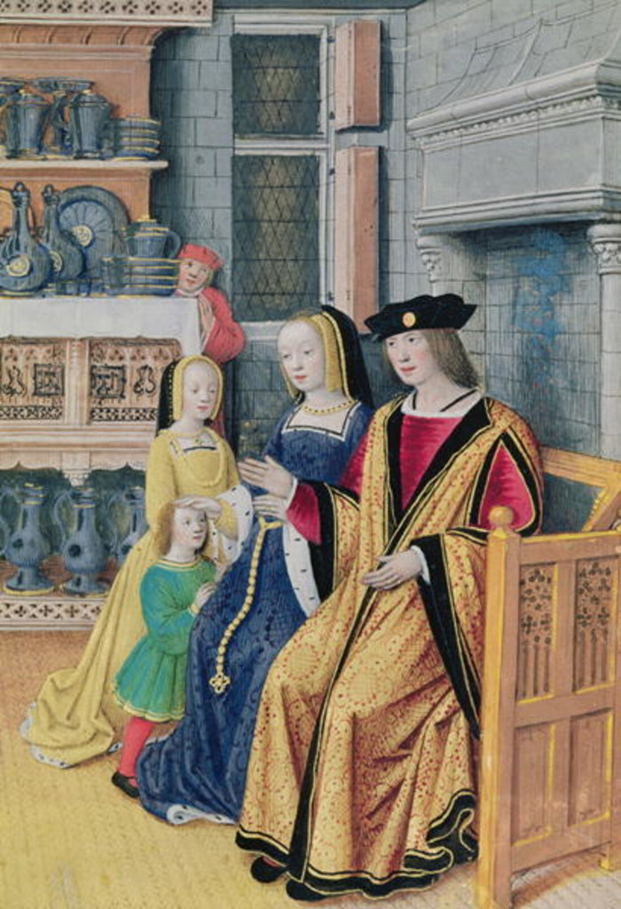 Detail of The Four Conditions of Society: Nobility by Jean Bourdichon