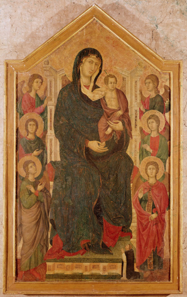 Detail of Maesta by Master of Citta di Castello