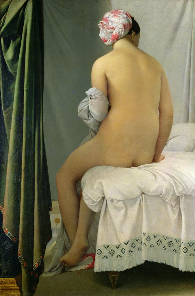 Detail of The Bather, called 'Baigneuse Valpincon', 1808 by Jean Auguste Dominique Ingres