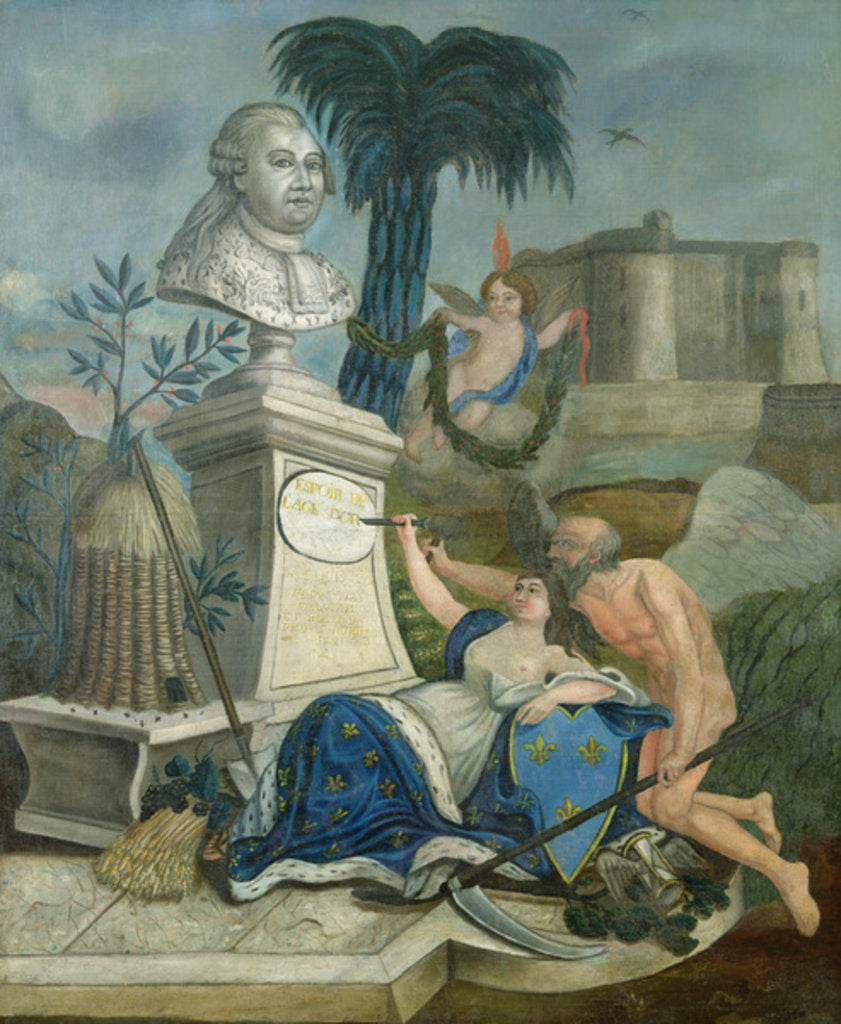 Detail of Glorification of Louis XVI, Father of the French, 1789 by Dubois Dubois