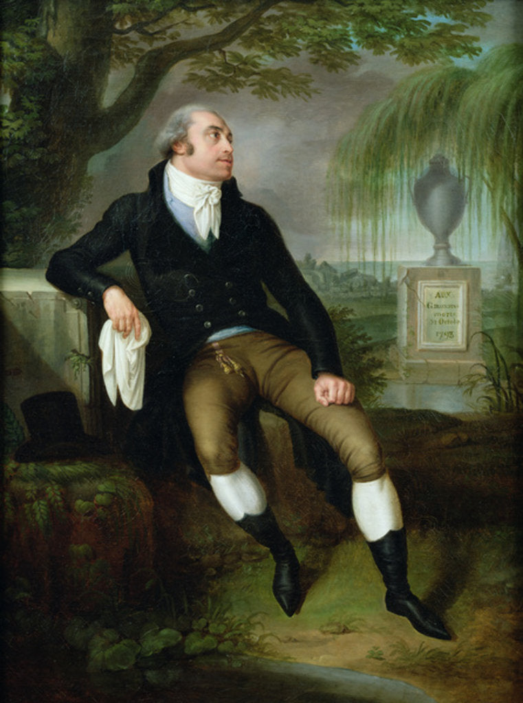 Detail of Homage to the Girondins, 1793 by Laurent Blanchard