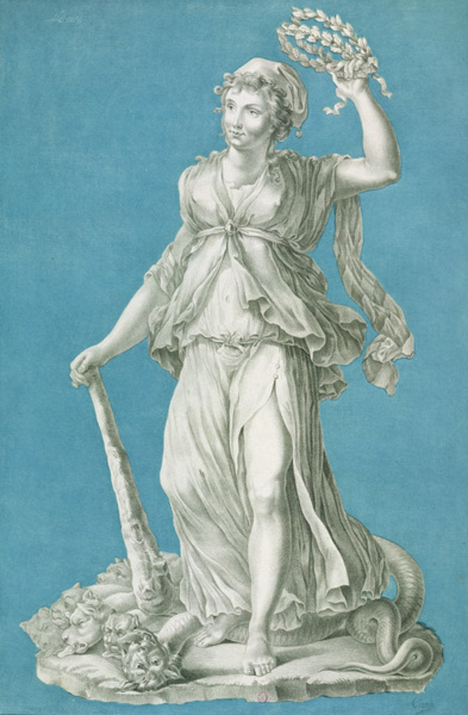 Detail of Liberty, c.1793 by Pierre Thomas Le Clerc