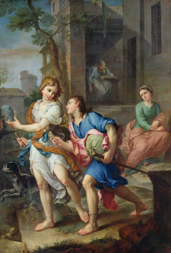 Detail of Departure of the young Tobias, 1733 by Pierre Parrocel