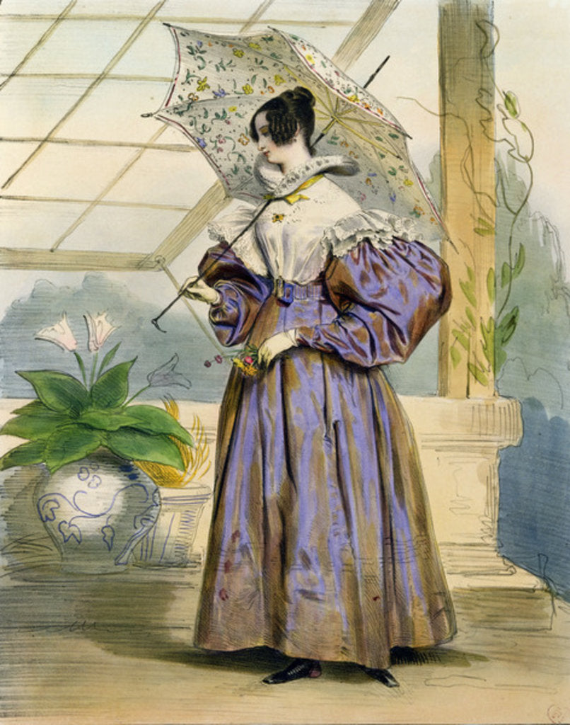 Detail of Three in the Afternoon by Achille Deveria