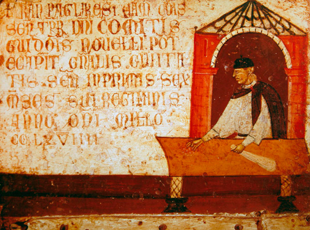 Detail of Camerlengo Ranieri Pagliaresi, 1270 by Italian School