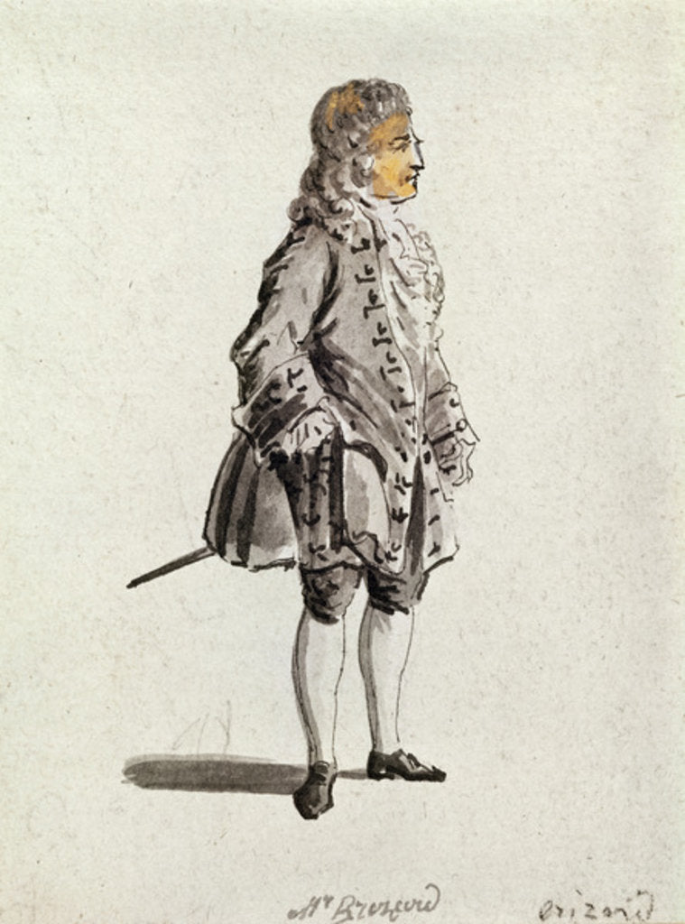 Detail of The Actor Brizard by French School