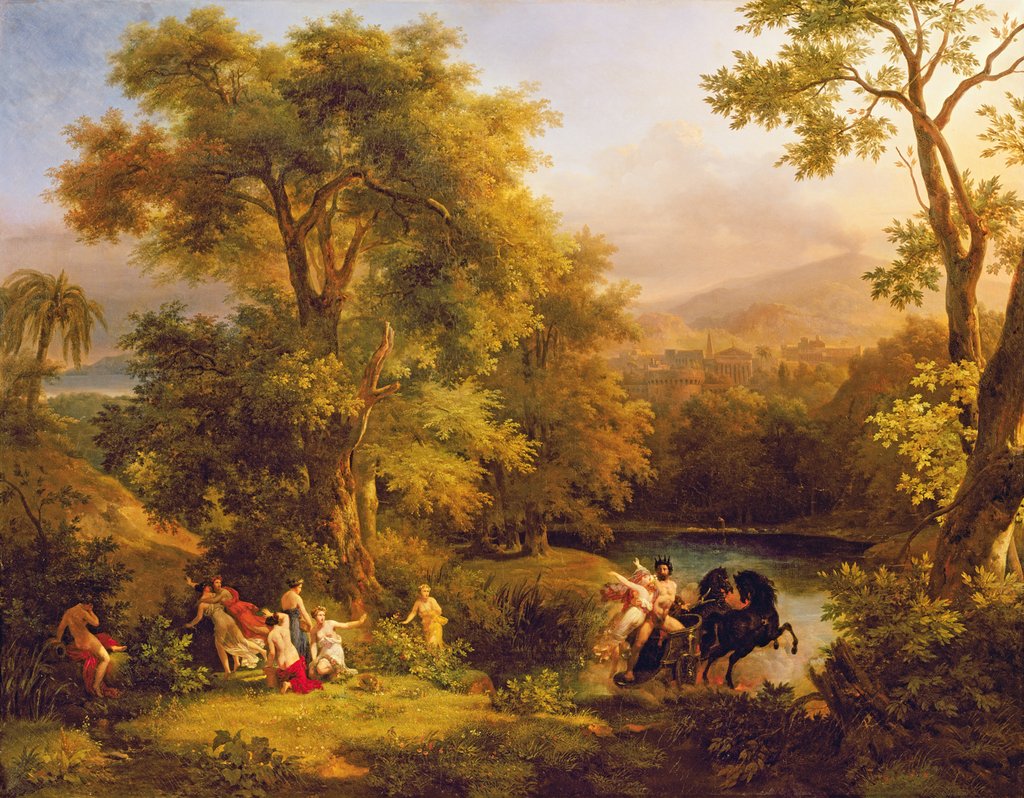 Detail of The Rape of Proserpina by Jean Charles Joseph Remond