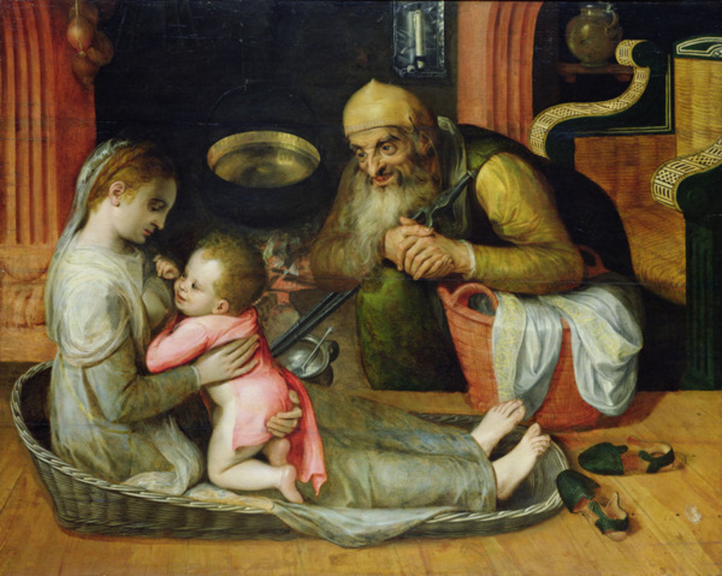 Detail of The Holy Family, c.1554 by Frans Floris