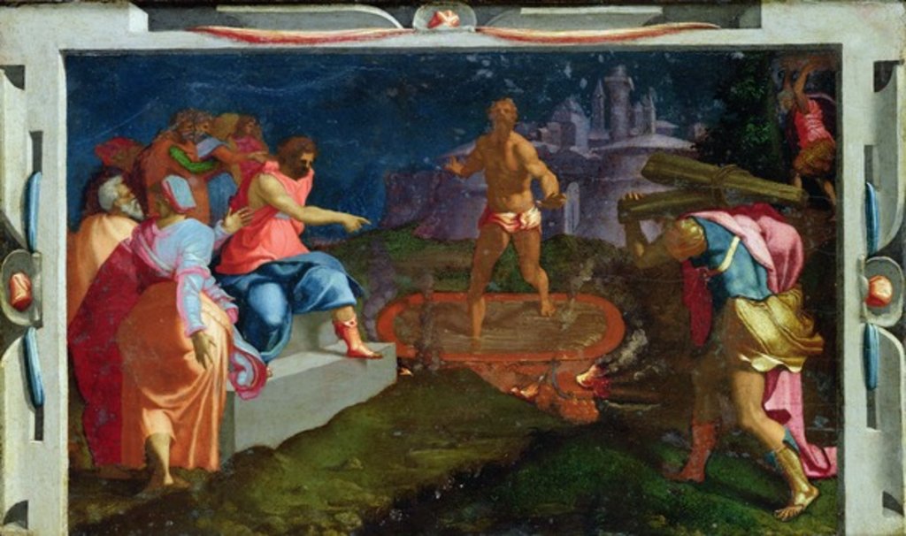 Detail of Martyrdom of St. John the Evangelist by Daniele da Volterra