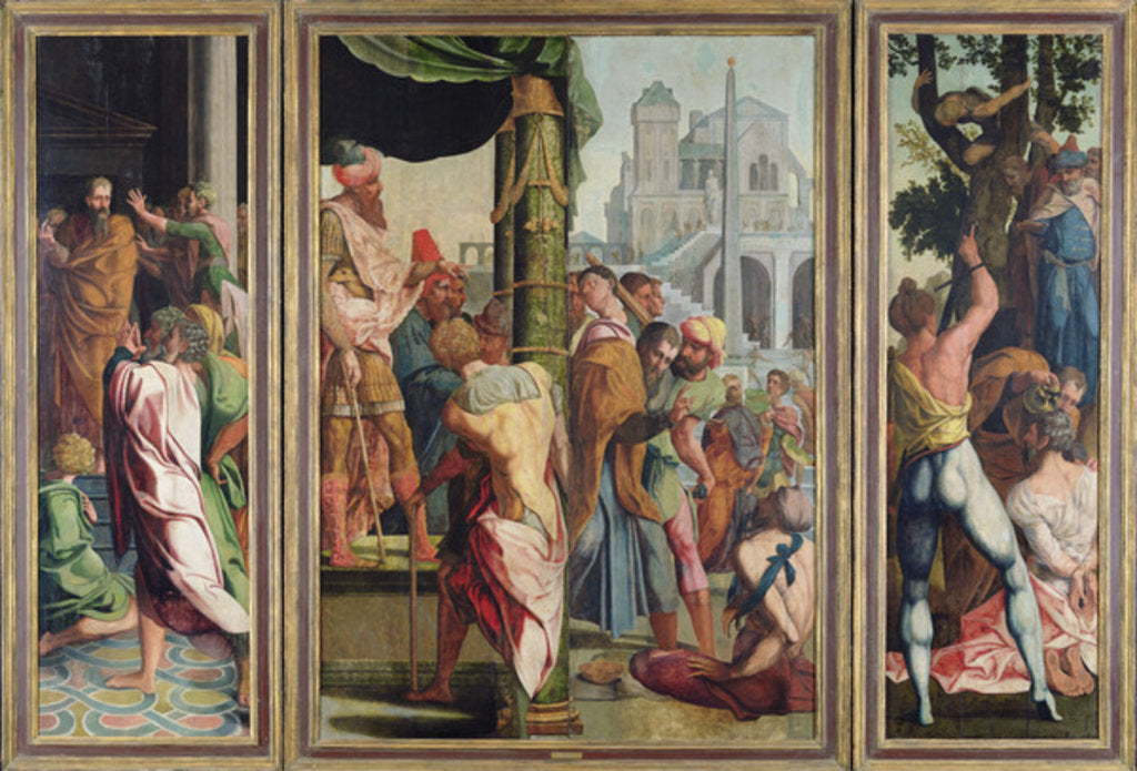 Detail of The Sermon, Arrest and Martyrdom of St. James the Greater by Jan van Scorel