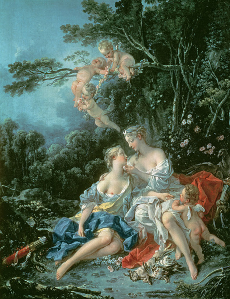 Detail of Jupiter and Callisto, 1744 by Francois Boucher