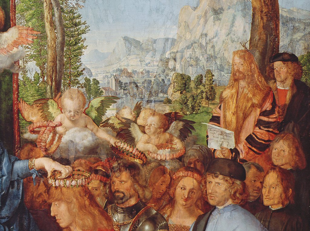 Detail of Detail of The Feast of the Rosary by Albrecht Dürer or Duerer